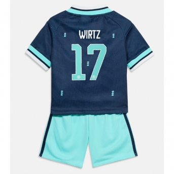 Billige Fotballdrakt Tyskland Florian Wirtz #17 Replika Bortedraktsett Barn VM 2026 Kortermet (med bukser)